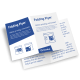 Gefalteter Flyer